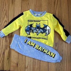 BATMAN Boys 2 pc‎ Pant set Size 18 months NWOT The Dark Knight